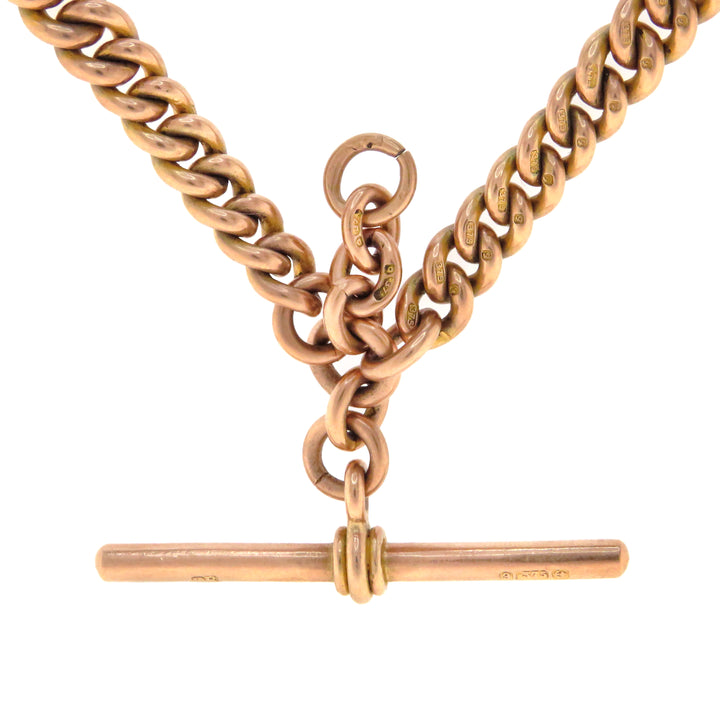 15.25" 9K Victorian T-Bar Chain 61g