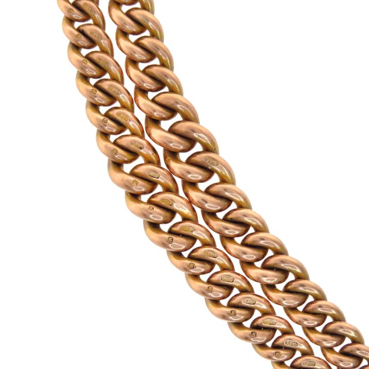 15.25" 9K Victorian T-Bar Chain 61g