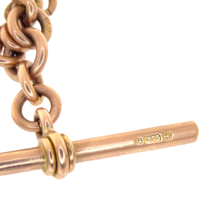 15.25" 9K Victorian T-Bar Chain 61g