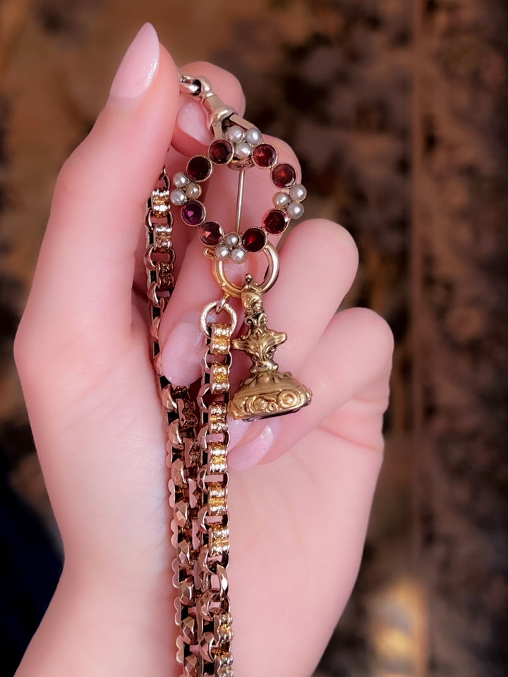 An Outstanding Foiled Amethyst Fob Circa 1820