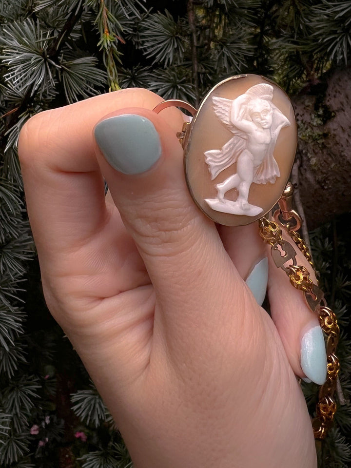 Delightful Victorian 9k Angel Cameo