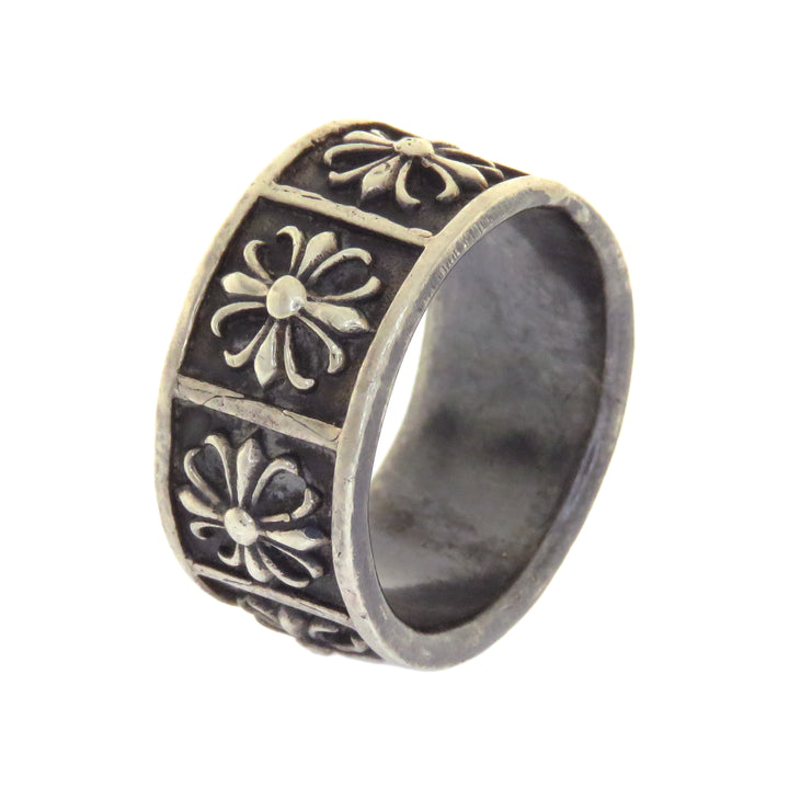 Maltese Cross Sterling Silver Band *