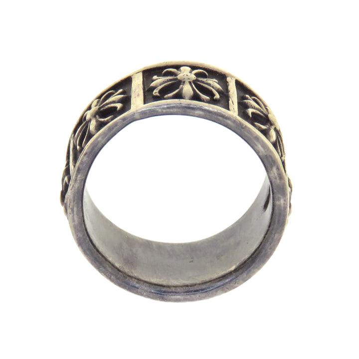 Maltese Cross Sterling Silver Band *