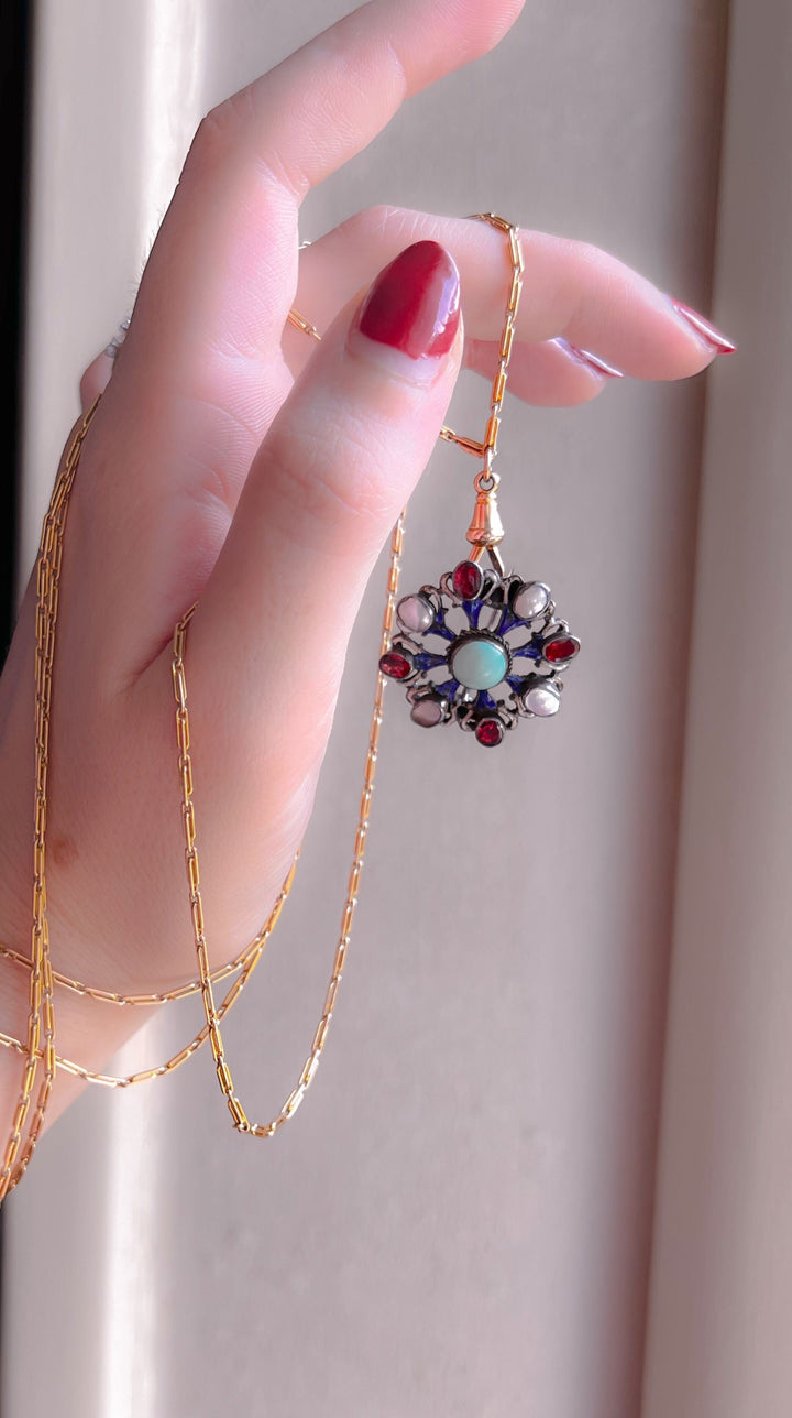 Stunning Sterling Silver Austro-Hungarian Brooch