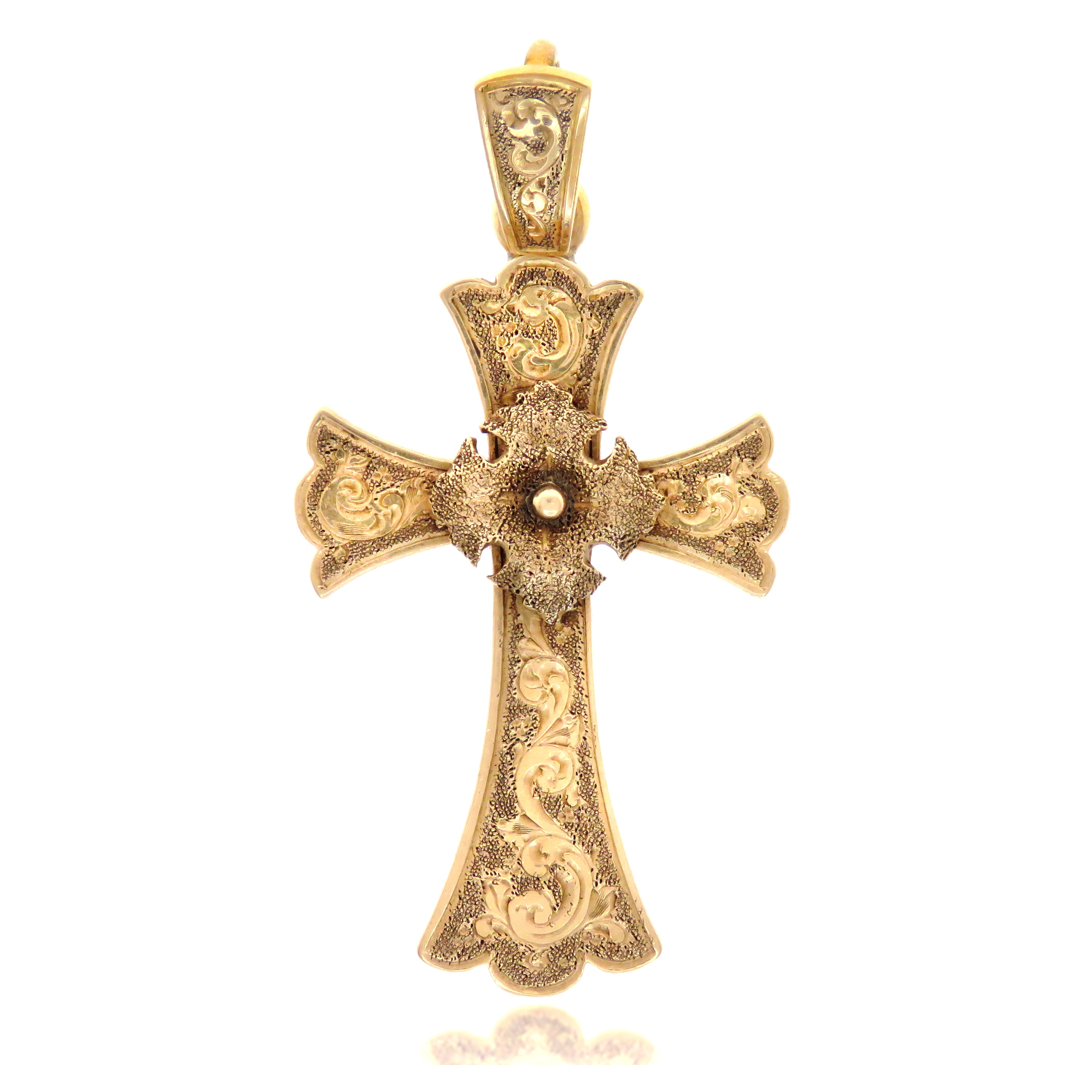 Hold for D ⚡️14k Gold Victorian Cross Pendant