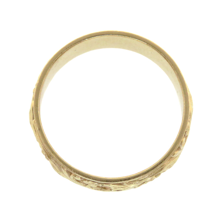 14ct Floral Band Circa 1950
