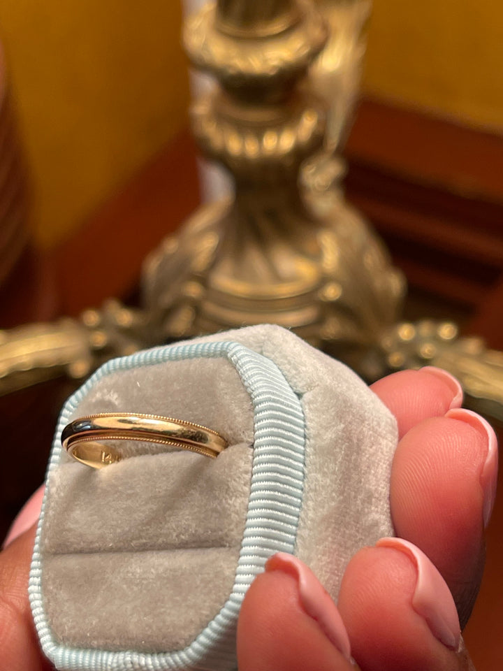 Yellow Gold Wedding Band