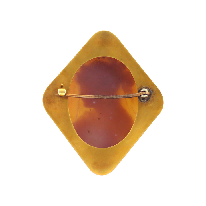 10k Victorian Cameo Brooch of Hera