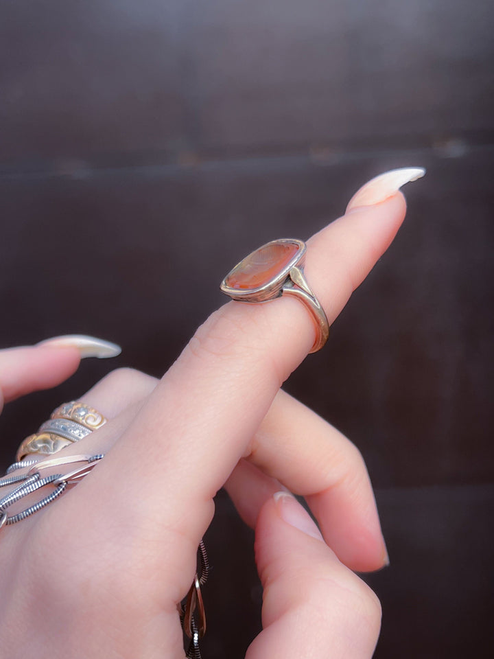 INCLUDES RESIZE TO 7 Victorian Fob Conversion Ring