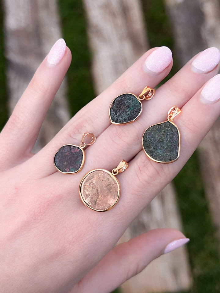 Stunning Authentic Roman Coin Pendant Set in 14ct
