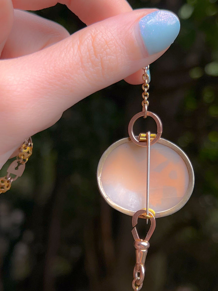 Delightful Victorian 9k Angel Cameo