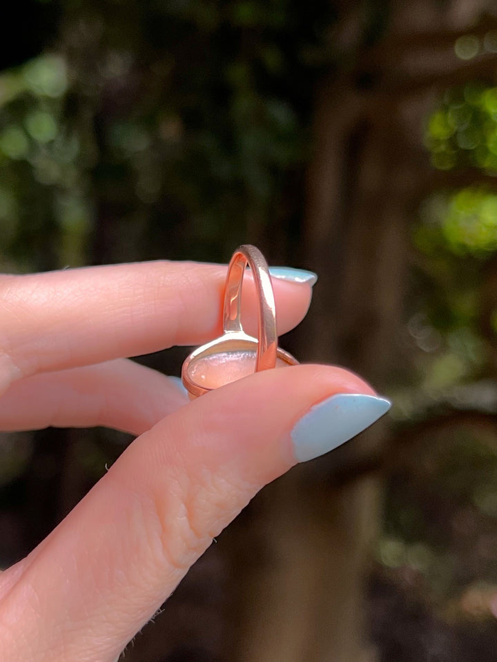 Victorian Cameo Ring in 9k Pink Gold