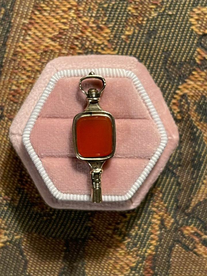 Pinchbeck Carnelian Key