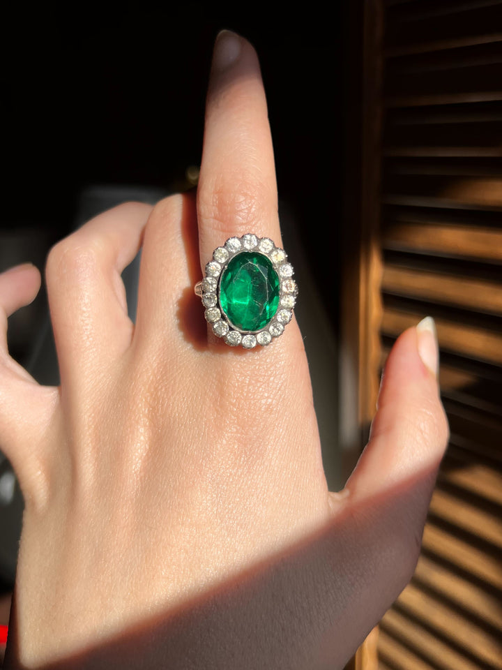 Georgian Foiled Paste Conversion Ring