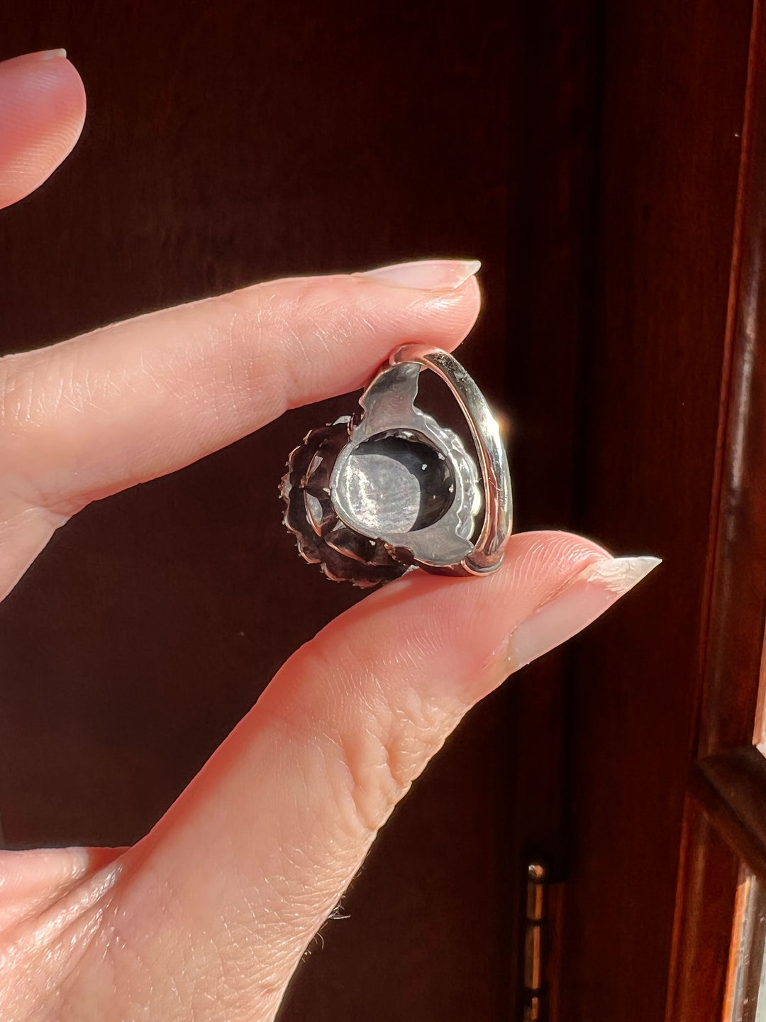 Georgian Foiled Paste Conversion Ring