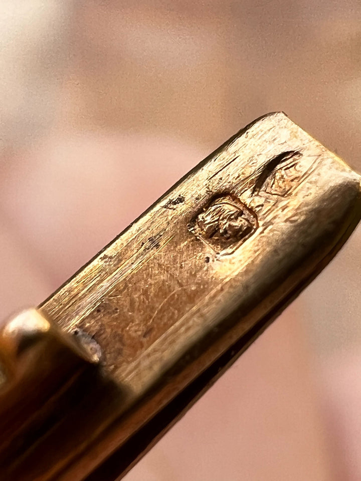 French Diamond Garland Necklace with En Tremblant Flower C. 1890
