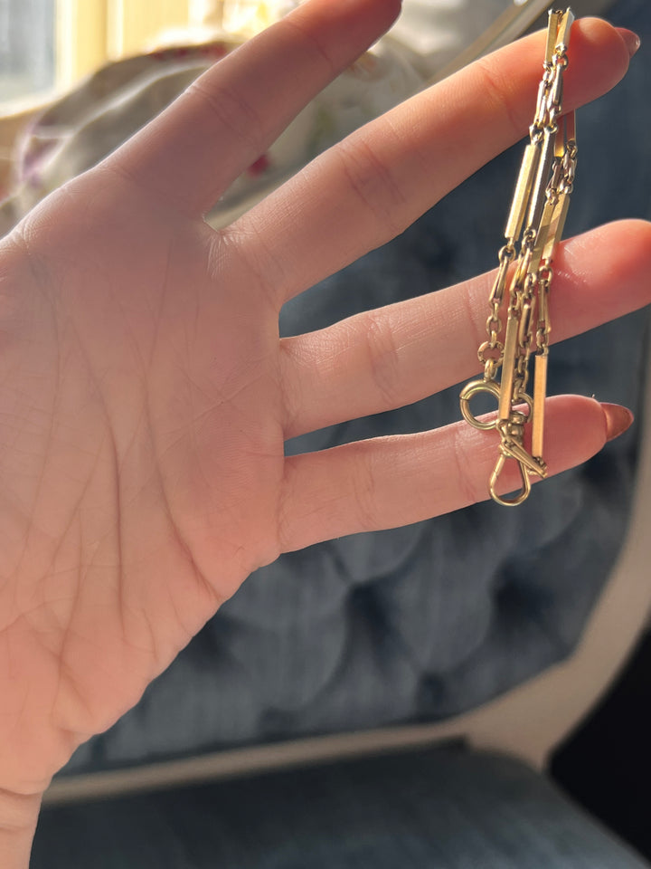 Fine 14K American Chain in Rich Yellow Gold 14"