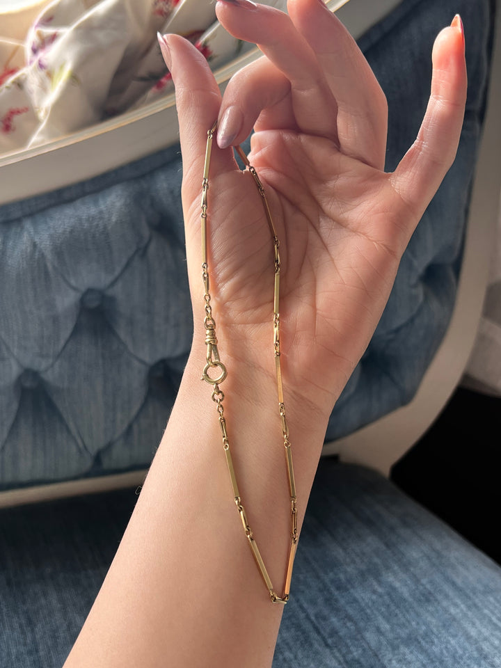 Fine 14K American Chain in Rich Yellow Gold 14"