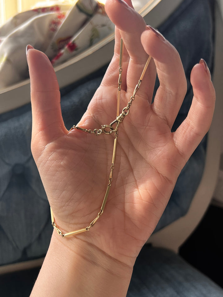 Fine 14K American Chain in Rich Yellow Gold 14"