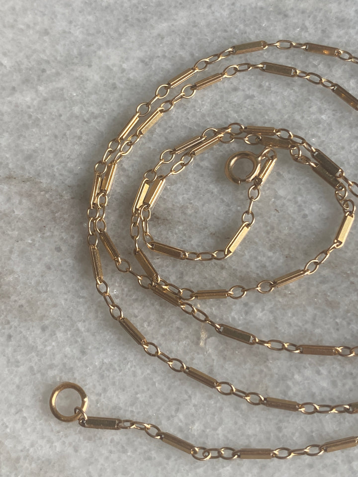 14k Bar Chain