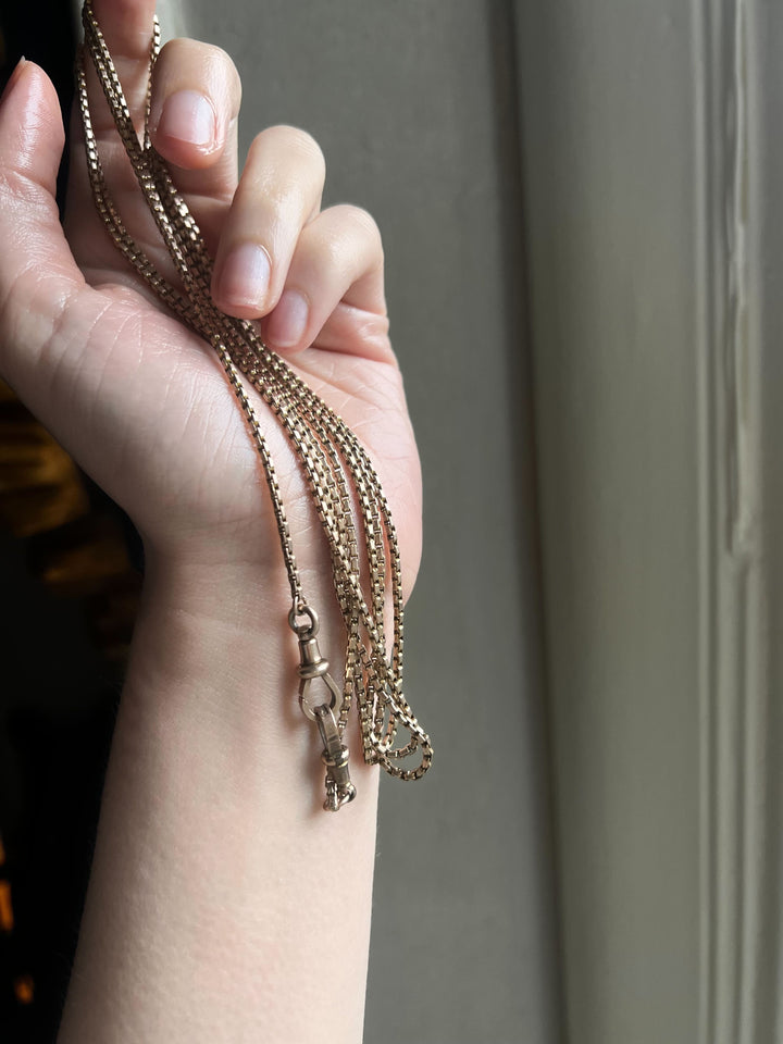 63" Double Dog Clip Lariat Chain