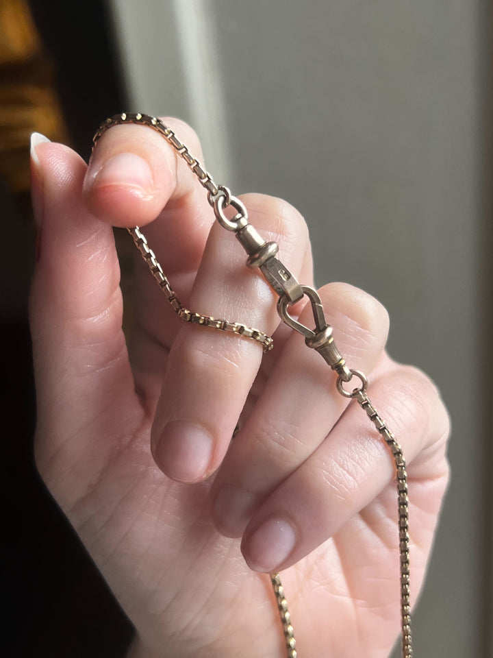 63" Double Dog Clip Lariat Chain