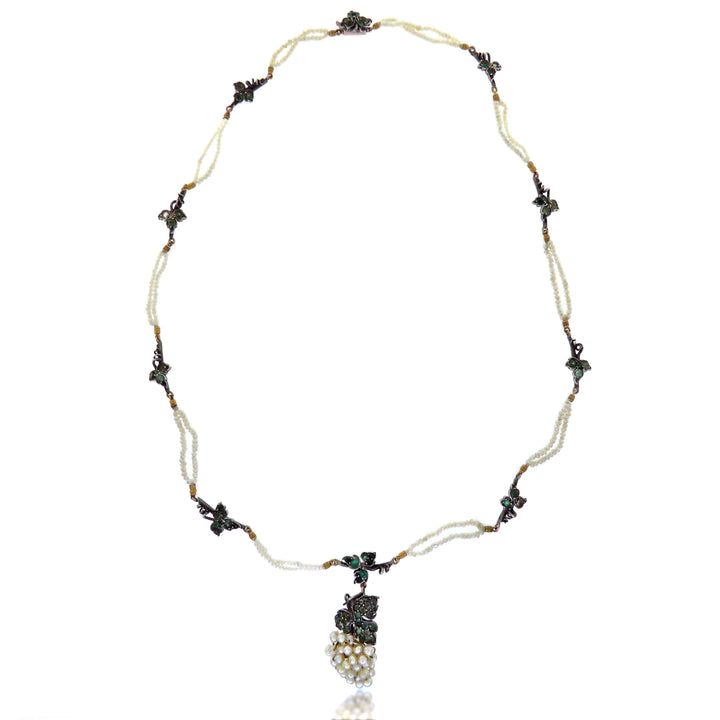 18k Italian Grapevine Necklace