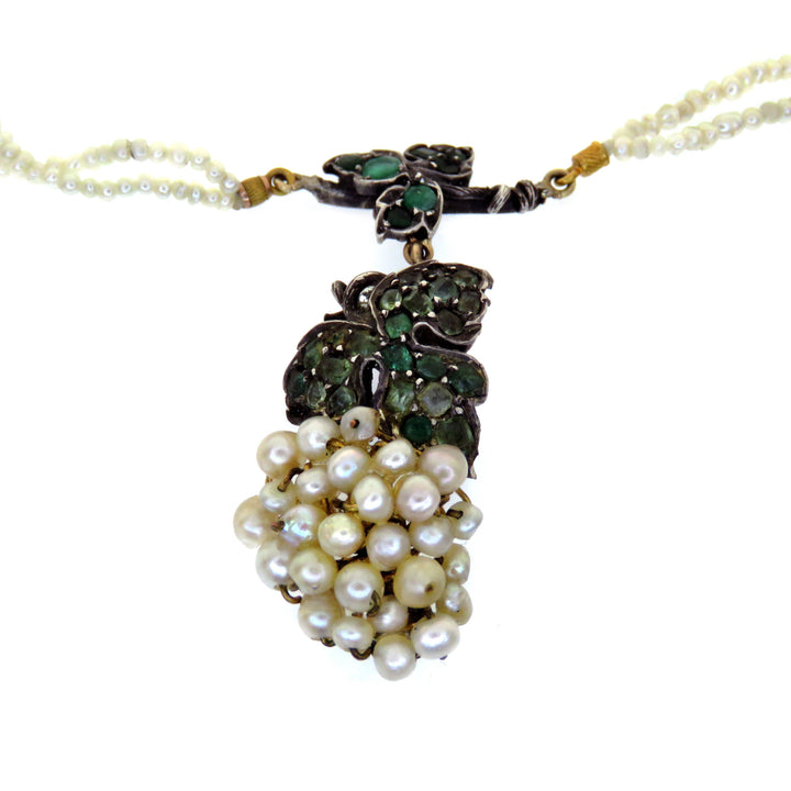 18k Italian Grapevine Necklace