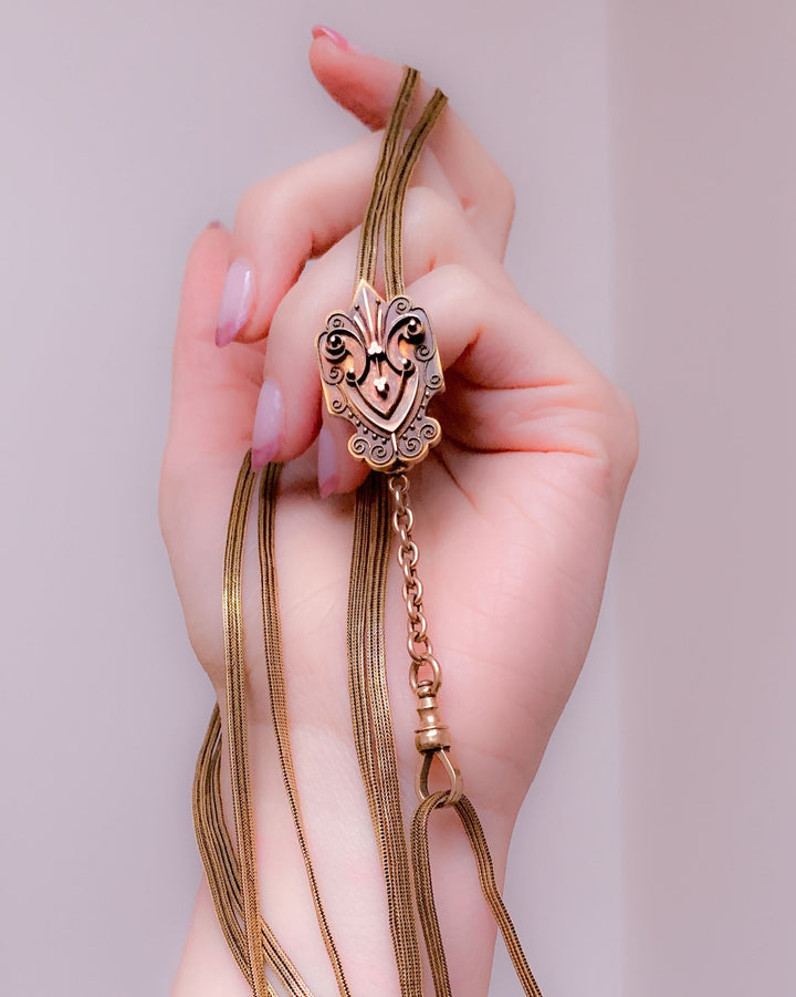 14k Exceptional Long Guard with Aesthetic Movement Slide