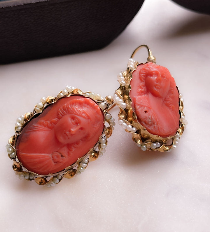 Stunning Sicilian Earrings in 18k