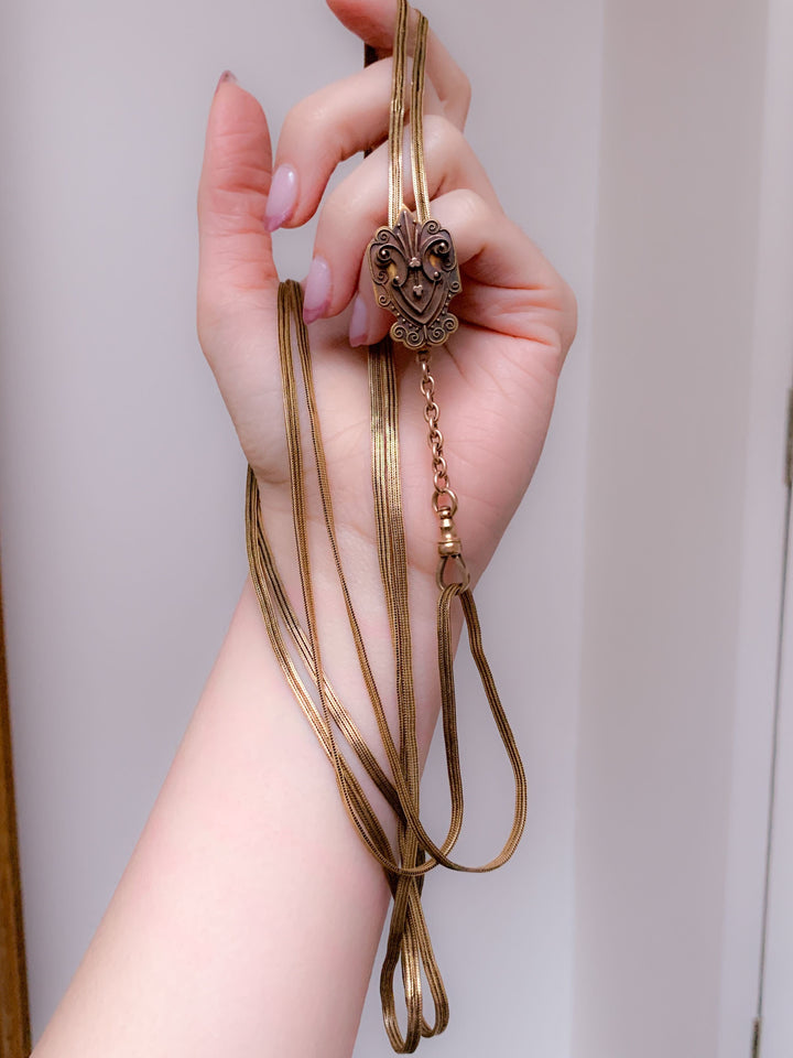 14k Exceptional Long Guard with Aesthetic Movement Slide