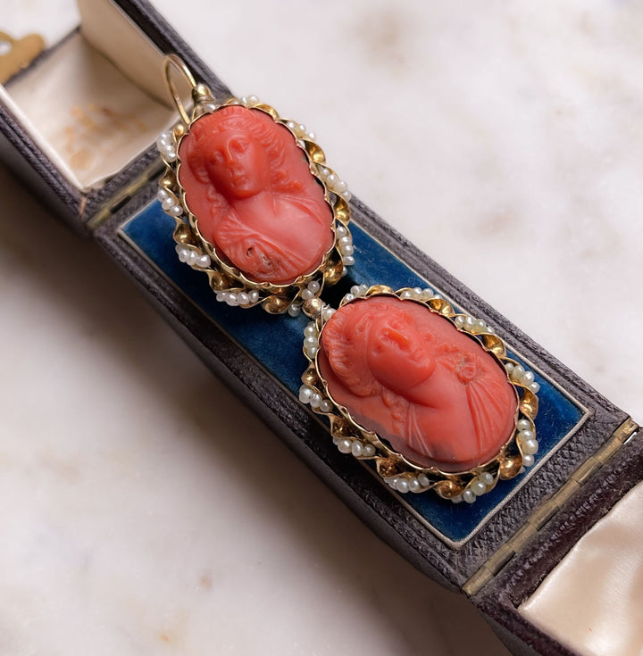 Stunning Sicilian Earrings in 18k