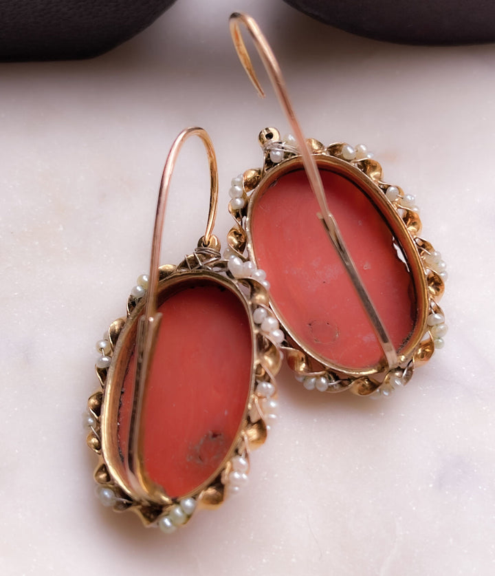 Stunning Sicilian Earrings in 18k