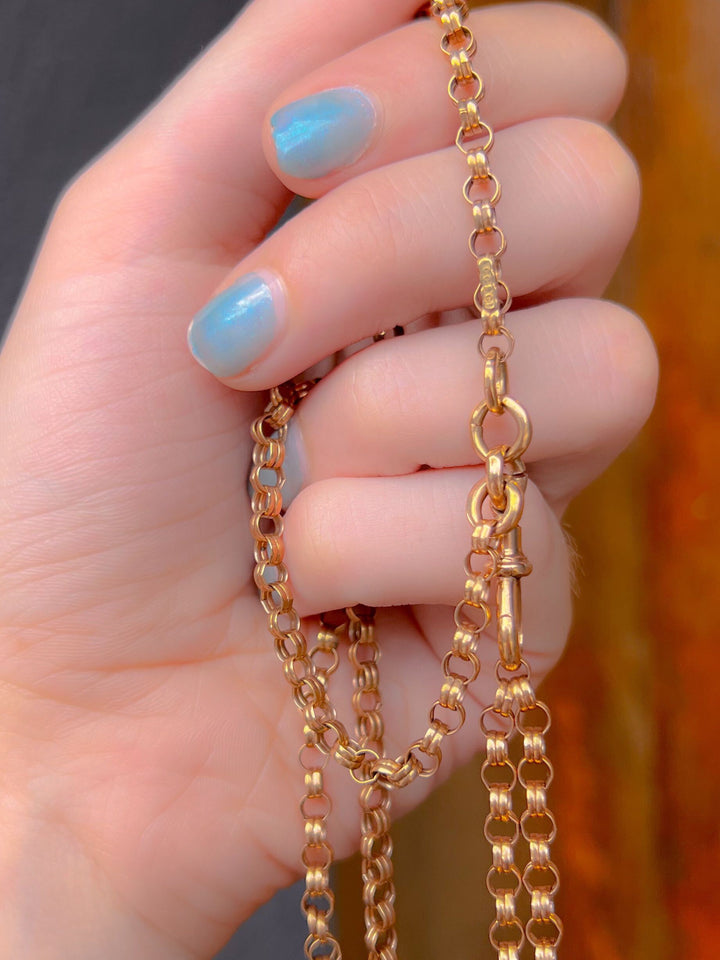 60” Victorian Double Ring 9k Long Guard