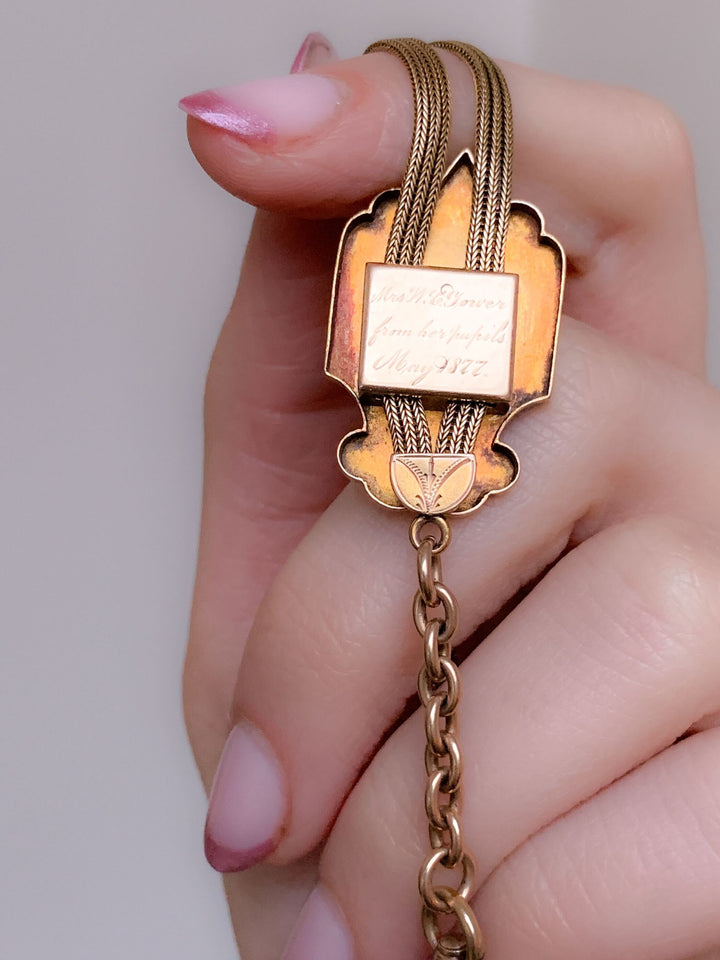 14k Exceptional Long Guard with Aesthetic Movement Slide