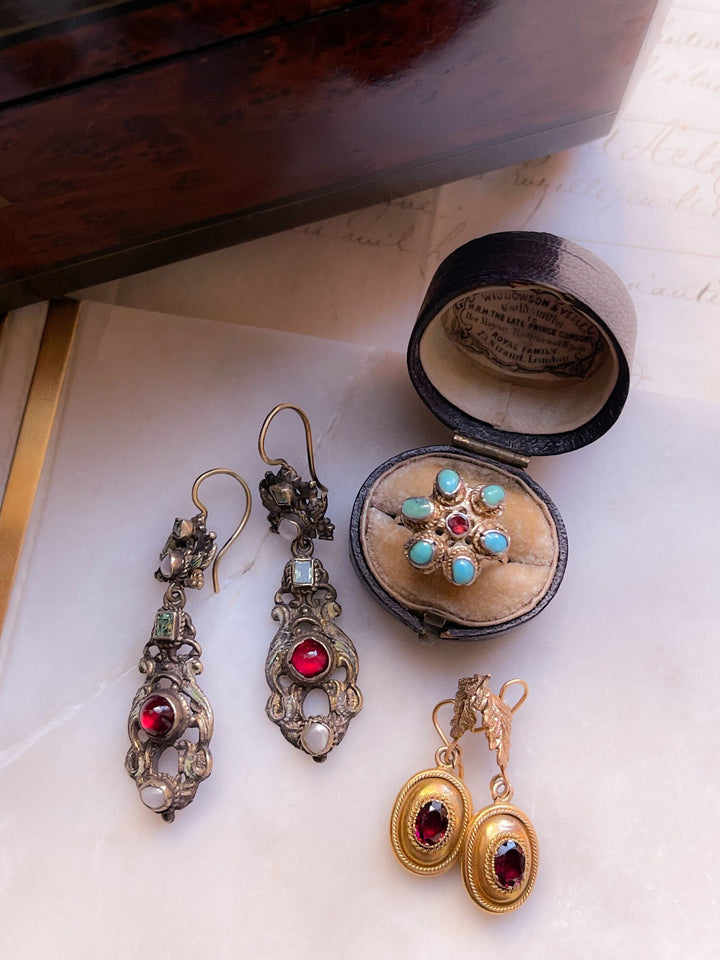 Stunning Vermeille Silver and 12k Austro-Hungarian Conversion Ring