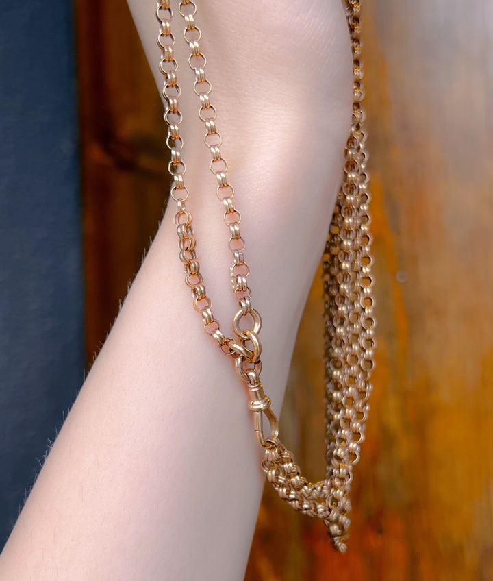 60” Victorian Double Ring 9k Long Guard