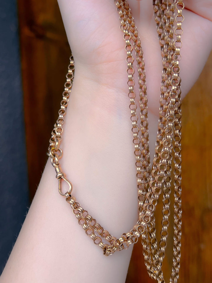 60” Victorian Double Ring 9k Long Guard