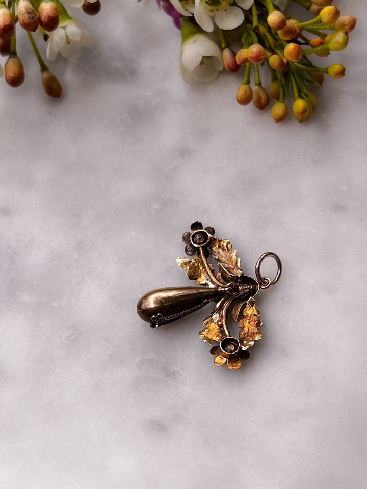 Beautiful Victorian Aesthetic Movement Pendant in 14k