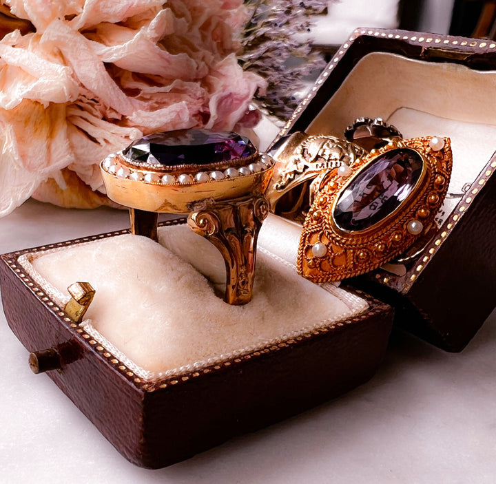 Sumptuous Victorian Archeological Revival Ring