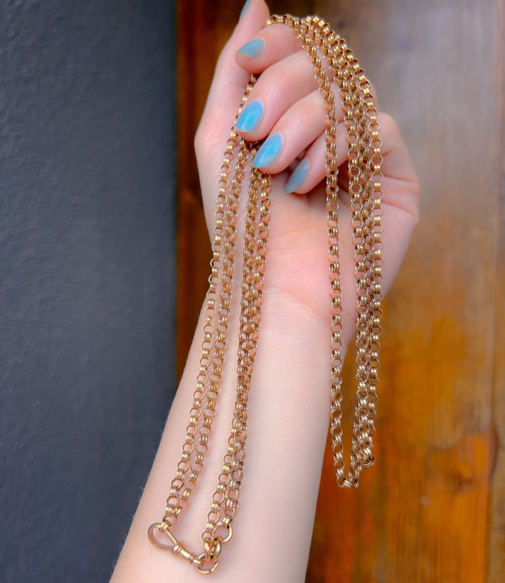 60” Victorian Double Ring 9k Long Guard