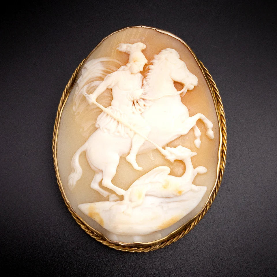 *Reserved* St George Slaying the Dragon Cameo