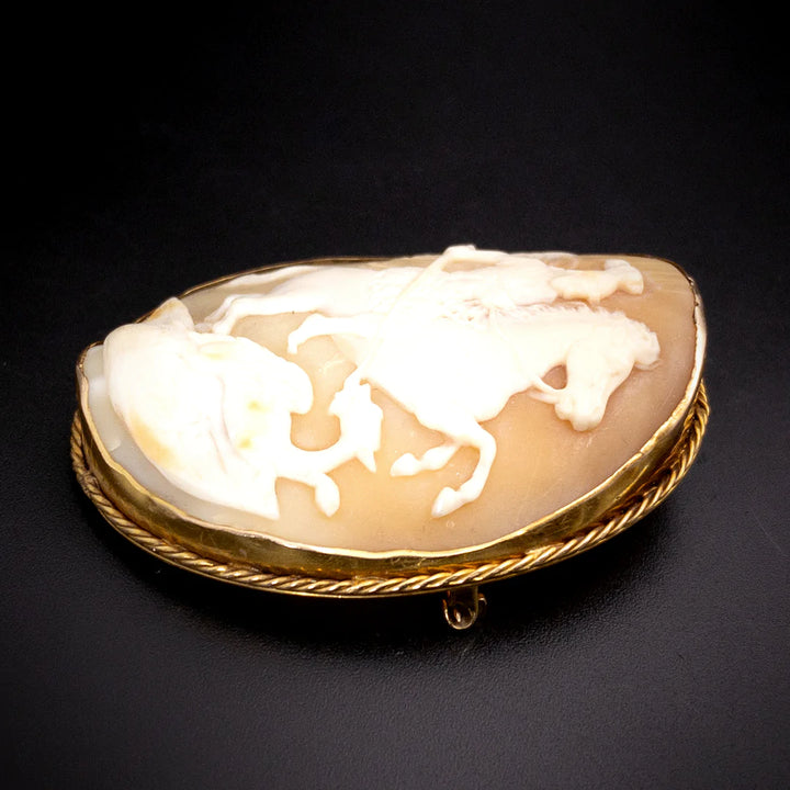 *Reserved* St George Slaying the Dragon Cameo