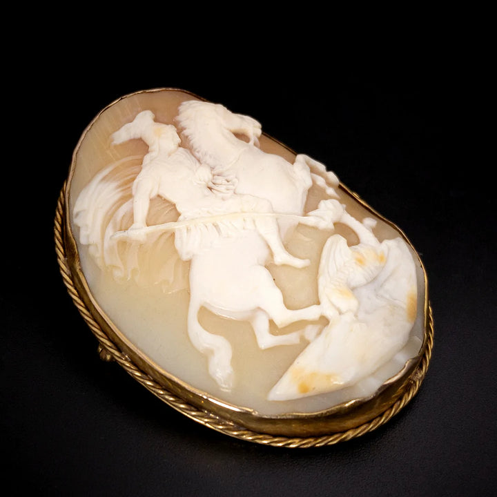 *Reserved* St George Slaying the Dragon Cameo