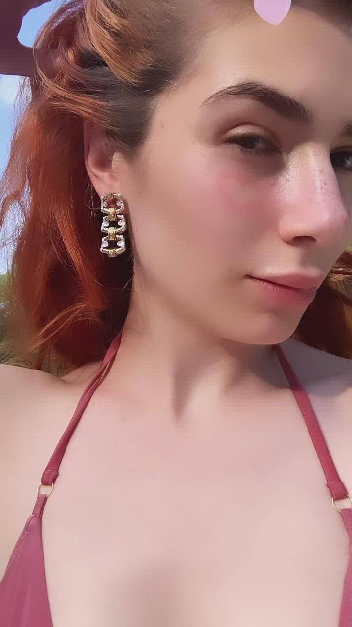 18K Gold & Diamond Station Earrings