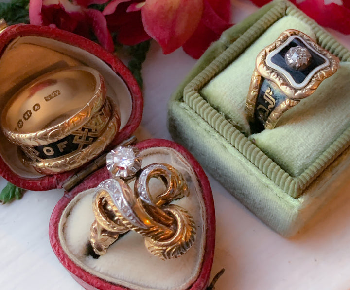 Platinum and 18k Conversion Ring with Diamond