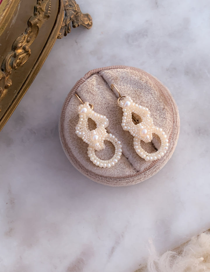 19th Century Pearl Earrings
