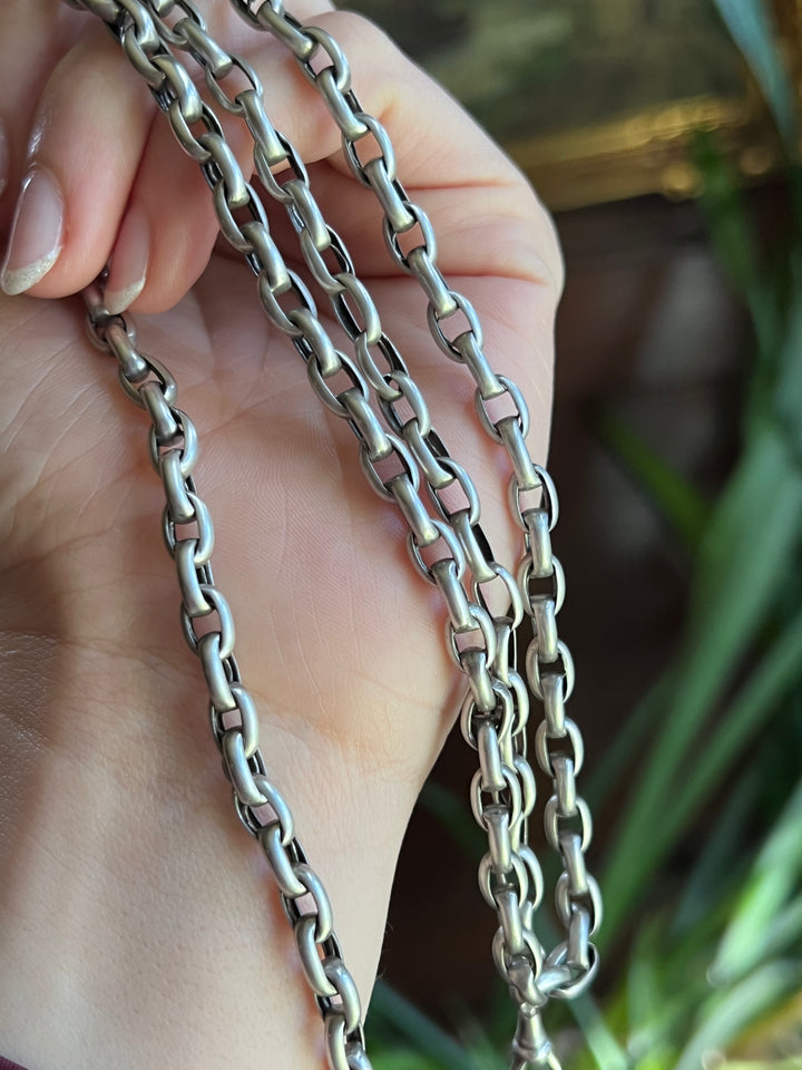 Sumptuous French Silver Butter Chain