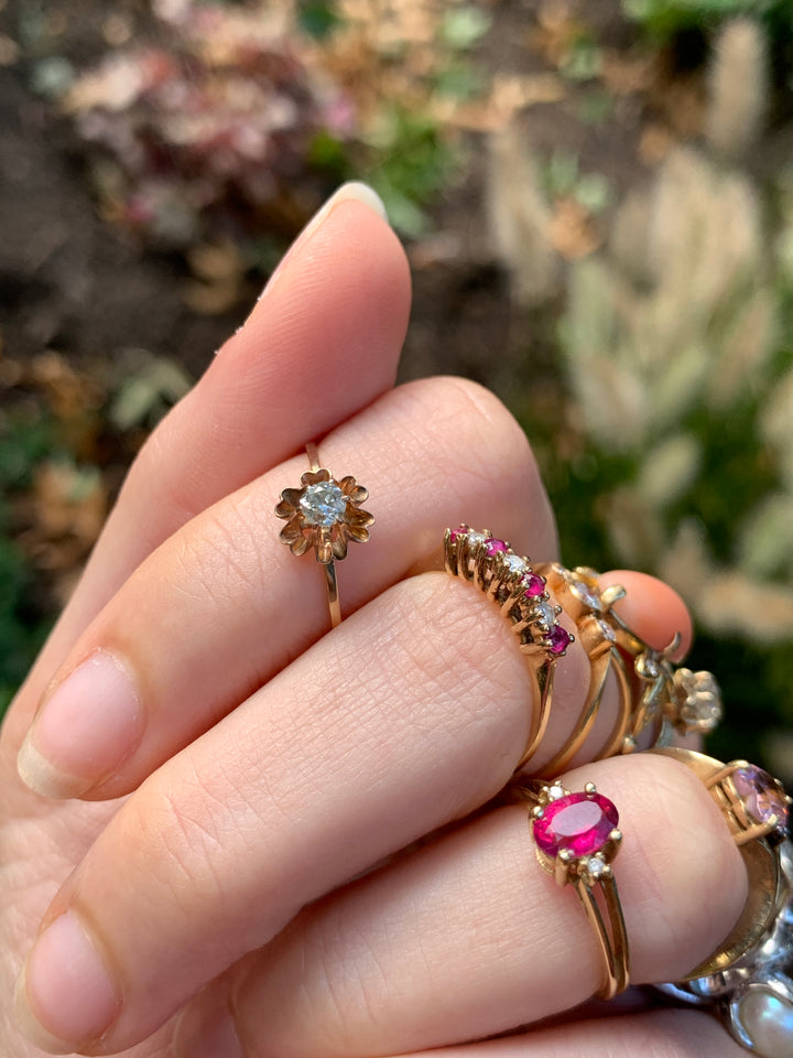 Ruby And Diamond Alternating Band Circa 1980