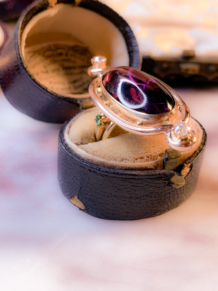 Superb Art Nouveau Conversion Ring